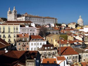 Pohled na Lisabon